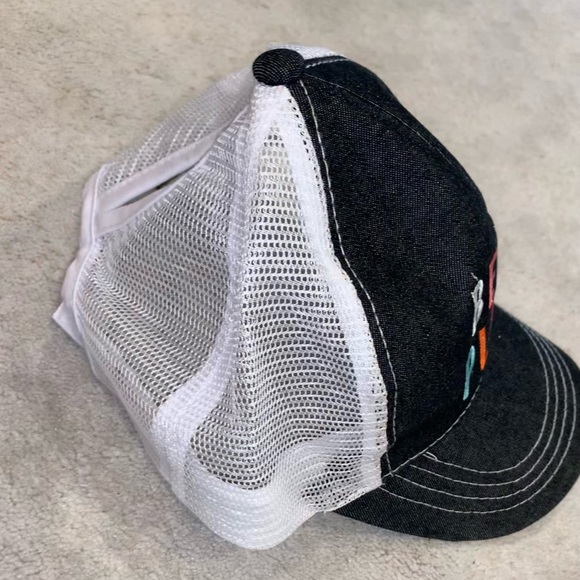 CC GIRLIE GIRL Beach please women’s trucker hat WORN 1x - Picture 5 of 9